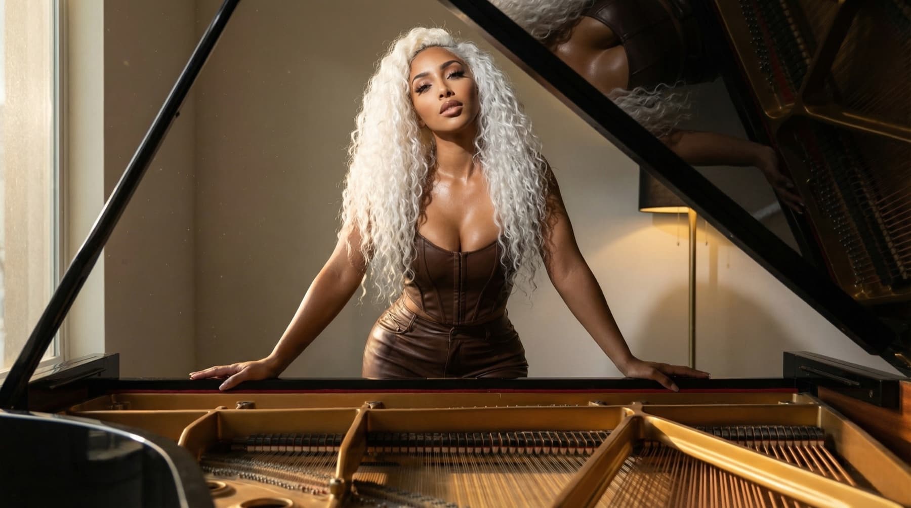 sAIge at her piano